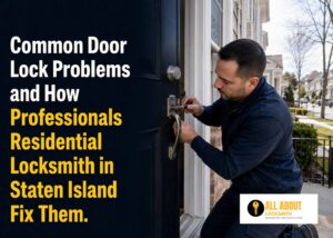 Common Door Lock Problems and How Professionals Residential Locksmith in Staten Island Fix Them