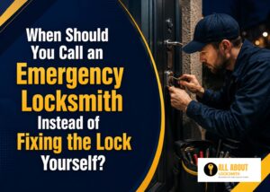When Should You Call an Emergency Locksmith Instead of Fixing the Lock Yourself